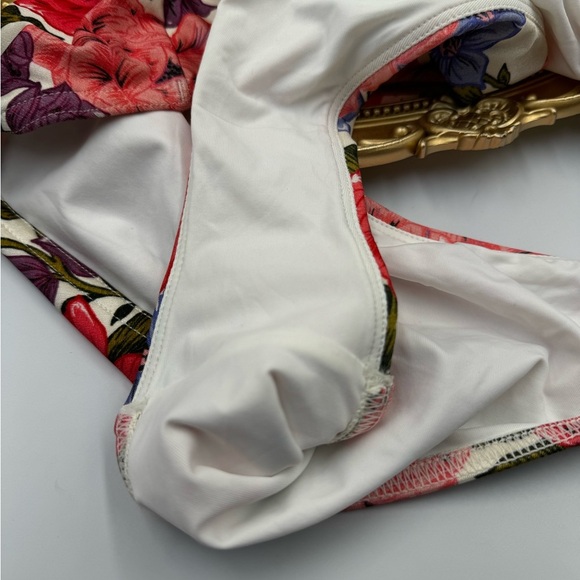 🆕 ZIMMERMANN 🧿 NWOT Poppy One-Shoulder Floral One Piece Bathing Suit - Sz 3 - Picture 12 of 16